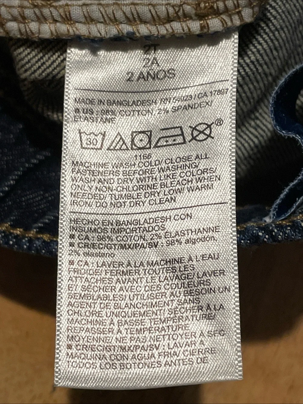 Old Navy Dark Blue Stretch Denim Jeans for Kids
